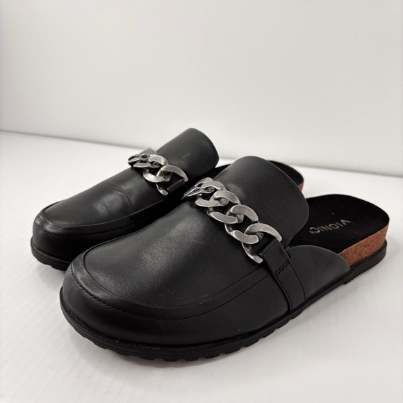 Vionic Georgie Mule Black Leather Womens Comfort Shoe Size 8.5 Arch Support NEW! - Picture 10 of 13